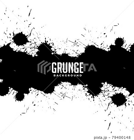 abstract black ink splatter drops effect grunge background abstract black ink splatter drops effect grunge background 79400148