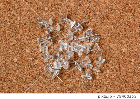 がびょう、画びょう、針、コルクボード、刺す、文具、文房具、オフィス、ボード、クラフト、ピン 79400255