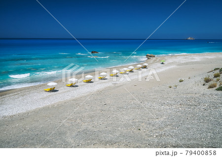 Gialos beach in Lefkada Ionian island, Greece 79400858