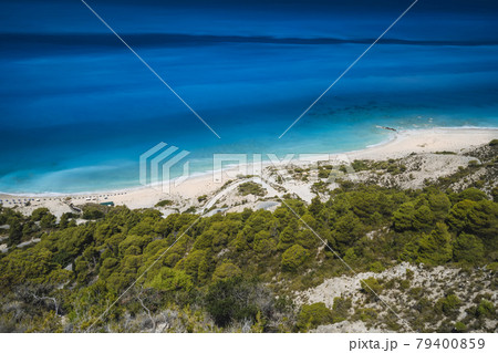 Gialos beach in Lefkada Ionian island, Greece 79400859