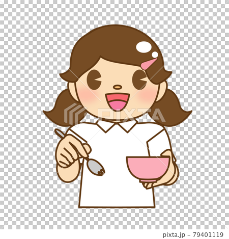 女の子 食事 女の子 食事 79401119