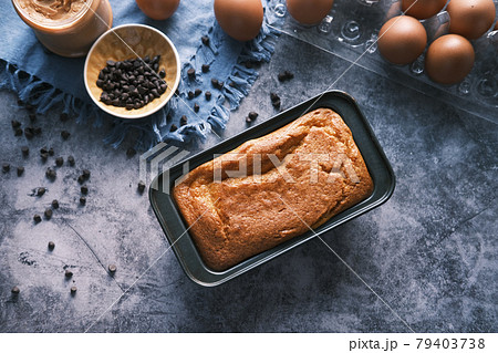 baking cake with ingredient on black background, baking cake with ingredient on black background, 79403738