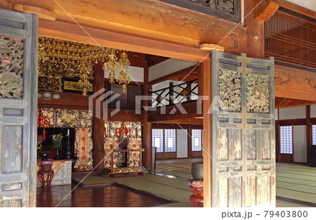 恵林寺の本堂(方丈)(山梨県甲州市) 恵林寺の本堂(方丈)(山梨県甲州市) 79403800