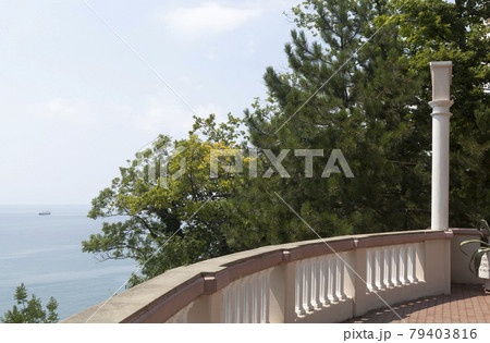 Observation deck of pension Green Guy Tuapse Observation deck of pension Green Guy Tuapse 79403816