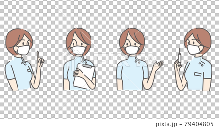 Nurse_female doctor_vaccination_illustration Nurse_female doctor_vaccination_illustration 79404805