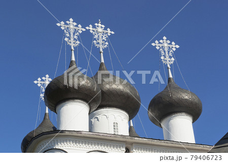 Domes Church of the Saviour Merciful in the town Belozersk 79406723