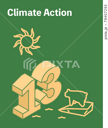 SDGs　ゴール13、気候変動に具体的な対策を 79407293