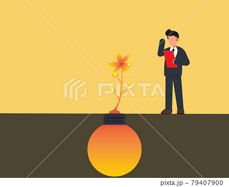 Paying attention to what we invest. goal achievement concept 79407900