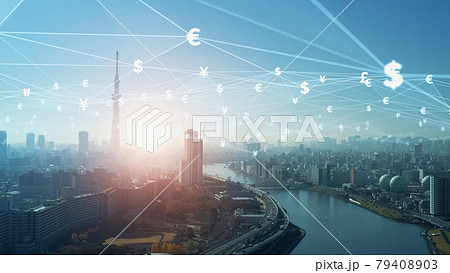 金融ネットワーク　フィンテック 79408903