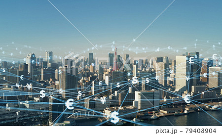 金融ネットワーク　フィンテック 79408904