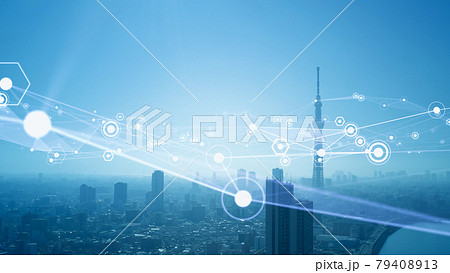 都市とネットワーク　スマートシティー  79408913
