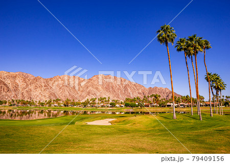 Palm Springs golf course at ana inspiration, California Palm Springs golf course at ana inspiration, California 79409156