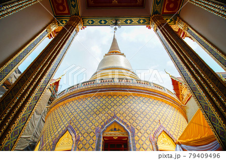 Wat Ratchabophit Temple at Bangkok Thailand 79409496