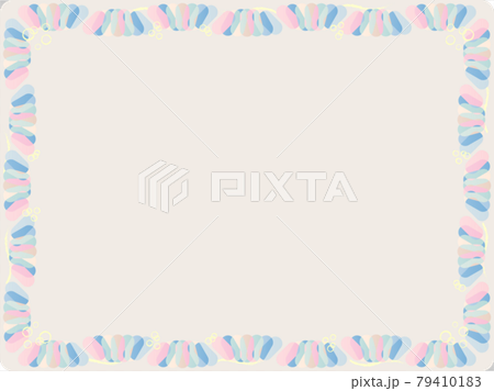 Pastel color frame 79410183
