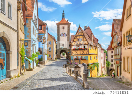 Medieval town Rothenburg ob der Tauber Medieval town Rothenburg ob der Tauber 79411851