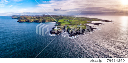Aerial View of Fanad Head Lighthouse County Donegal Lough Swilly and Mulroy Bay Aerial View of Fanad Head Lighthouse County Donegal Lough Swilly and Mulroy Bay 79414860