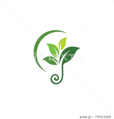 green leaf ecology nature element  vector icon of go green 79423068