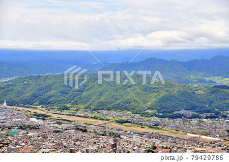 小牧橋~上田駅~上田橋周辺を望む(長野県上田市)【2021.6】 小牧橋~上田駅~上田橋周辺を望む(長野県上田市)【2021.6】 79429786