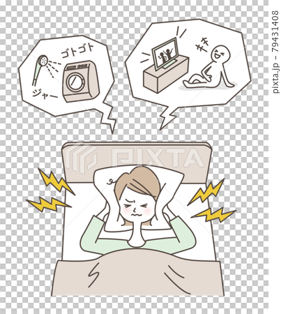 一個被噪音困擾的女人 79431408