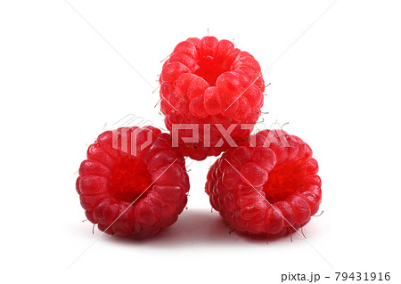 Three raspberries Three raspberries 79431916