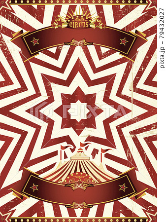 Circus abstract red background 79432027