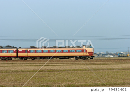北陸本線　美川ー加賀笠間　JR西日本　485系　A01編成（京都）　⑨　クハ481-323　山側 79432401