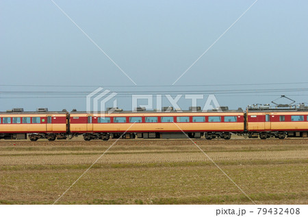 北陸本線　美川ー加賀笠間　JR西日本　485系　A01編成（京都）　②　モハ485-504　山側 79432408