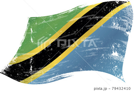Tanzanian waving flag 79432410