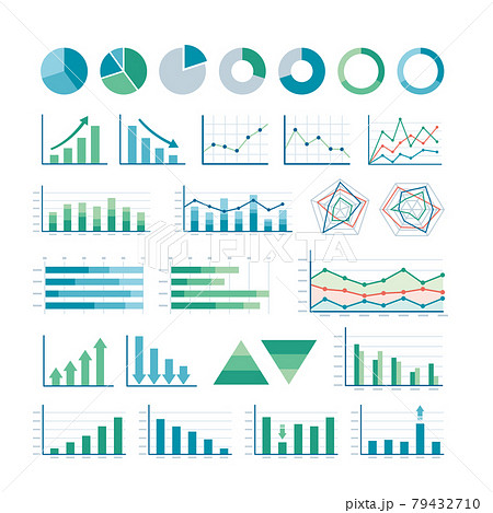 グラフのイラストセット 79432710