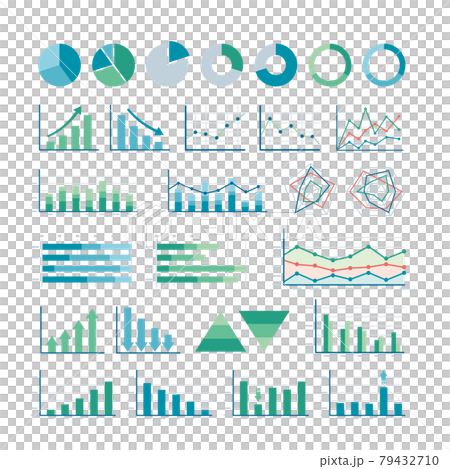 グラフのイラストセット 79432710