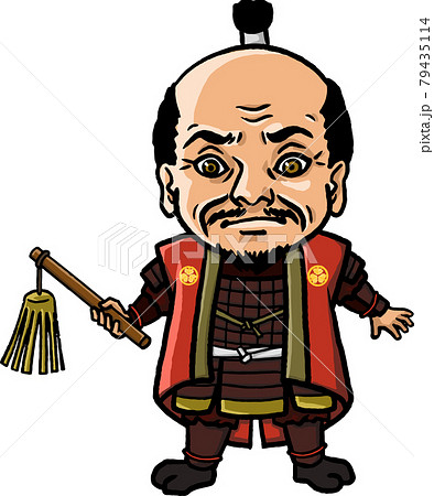 采配を持つ壮年期の徳川家康 79435114