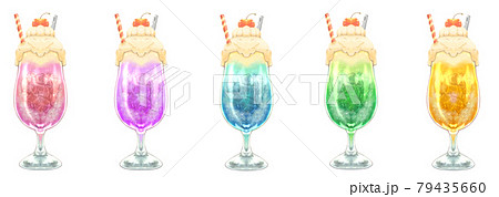 リッチクリームソーダ　5色セット 79435660