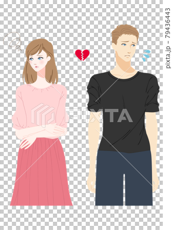 喧嘩しているカップル 喧嘩しているカップル 79436443