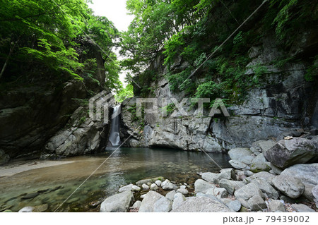 清水一之釜滝、笛吹川の一之釜滝、雄滝 79439002