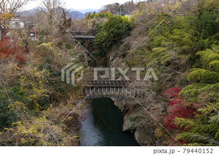 20号線の新猿橋から見る”八ツ沢発電所一号水路橋”/山梨県大月市【国指定重要文化財】 20号線の新猿橋から見る”八ツ沢発電所一号水路橋”/山梨県大月市【国指定重要文化財】 79440152