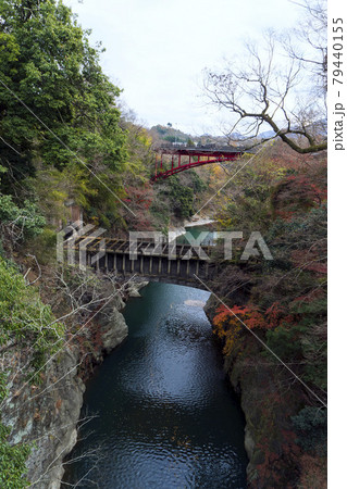 八ツ沢発電所一号水路橋と甲州街道の新猿橋/山梨県大月市【国の名勝】 八ツ沢発電所一号水路橋と甲州街道の新猿橋/山梨県大月市【国の名勝】 79440155