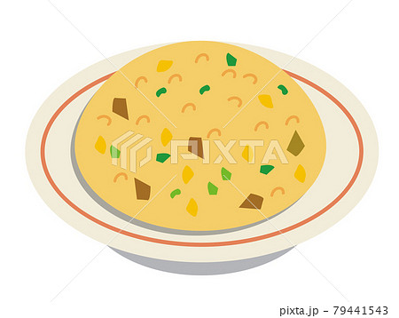 中華料理 炒飯のイラスト素材