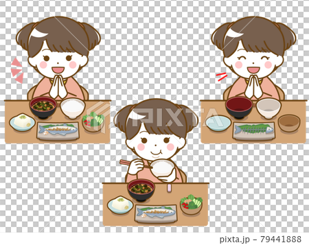 吃東西的胖小女孩 79441888