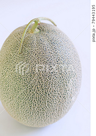 ネット系メロン、ペルルメロン【白背景】 79443195