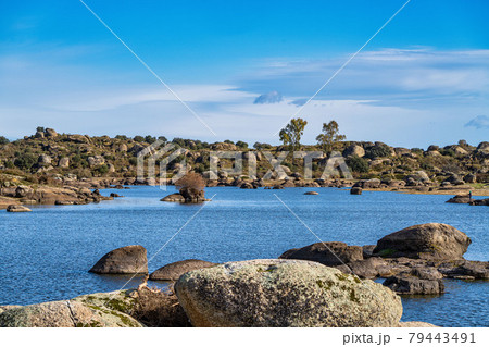 Los Barruecos Natural Monument, Malpartida de Caceres, Extremadura, Spain. 79443491