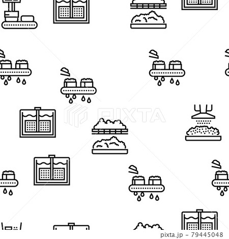 Cheese Production Vector Seamless Pattern Cheese Production Vector Seamless Pattern 79445048