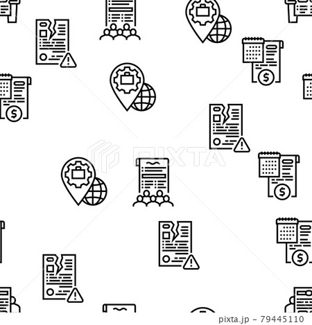 Law Justice Dictionary Collection Icons Set Vector Law Justice Dictionary Collection Icons Set Vector 79445110