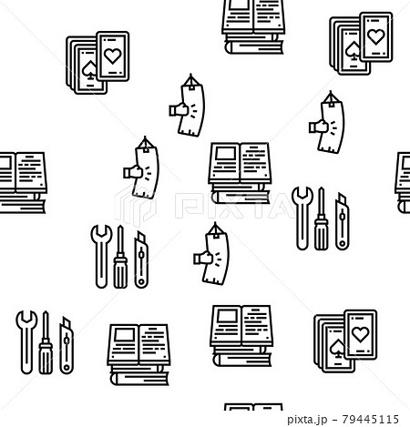 Mens Leisure Time Collection Icons Set Vector 79445115