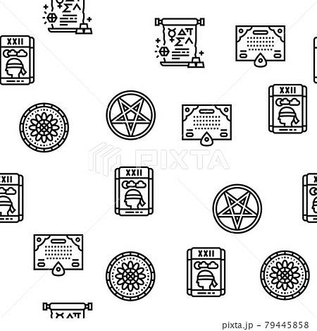 Astrological Objects Vector Seamless Pattern Astrological Objects Vector Seamless Pattern 79445858