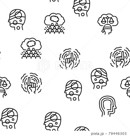 Philosophy Science Vector Seamless Pattern 79446303