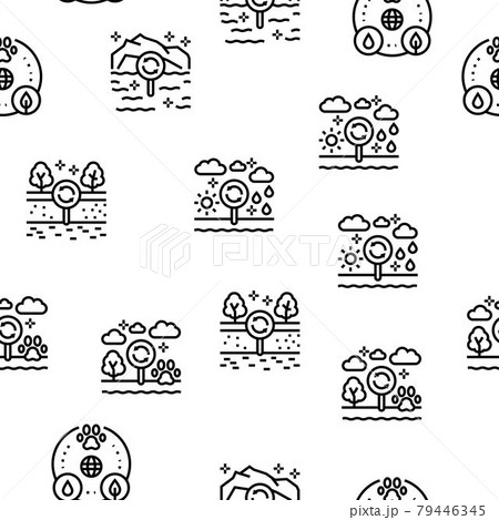 Ecosystem Environment Vector Seamless Pattern Ecosystem Environment Vector Seamless Pattern 79446345