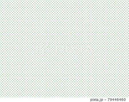網点風ドットパターン　＜中＞　白地に緑　green　♯008000　 79446460