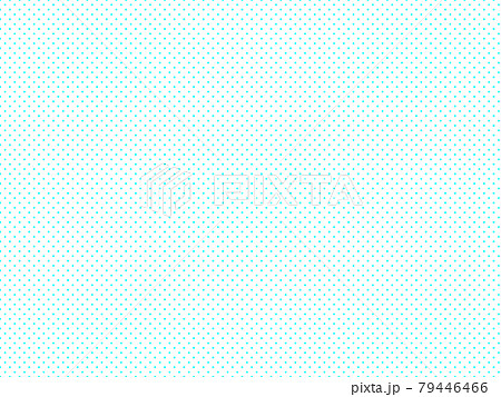 網点風ドットパターン　＜中＞　白地に水色シアン　cyan　#00FFFF 79446466