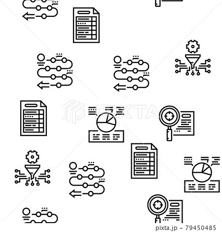 Planning Work Process Vector Seamless Pattern Planning Work Process Vector Seamless Pattern 79450485