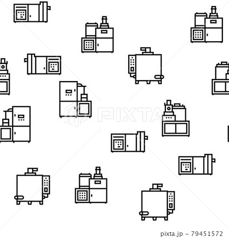 Chocolate Production Vector Seamless Pattern Chocolate Production Vector Seamless Pattern 79451572